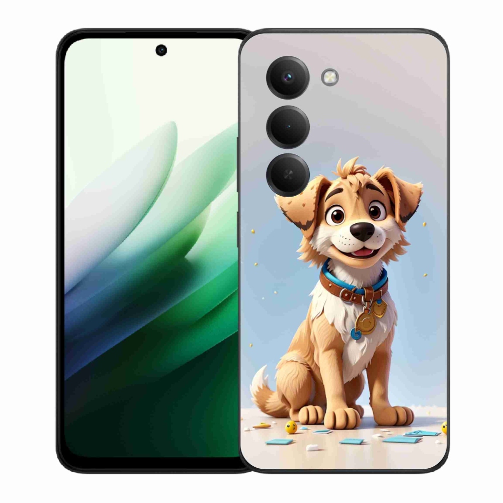 Gél borítás mmCase a Xiaomi Redmi 15 5G számára - rajzfilm kiskutya