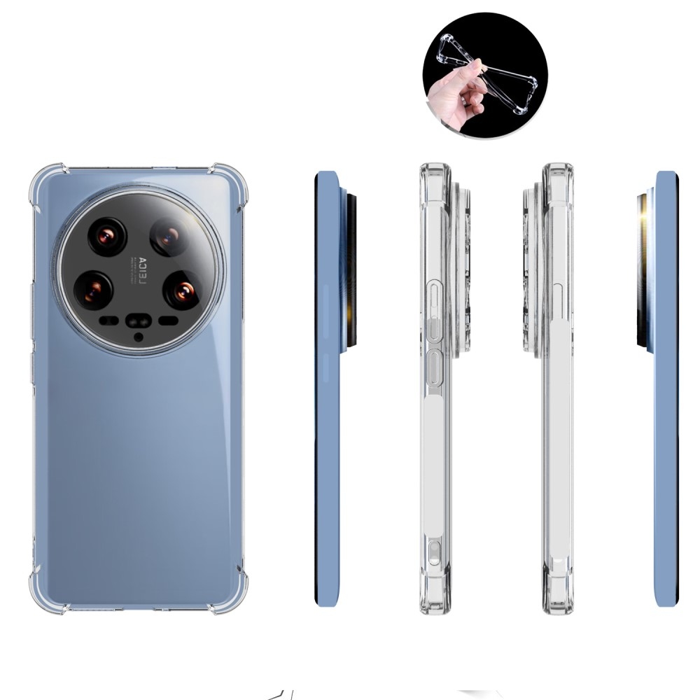 Átlátszó zselés tok megerősített sarkokkal Xiaomi 14 Ultra - átlátszó