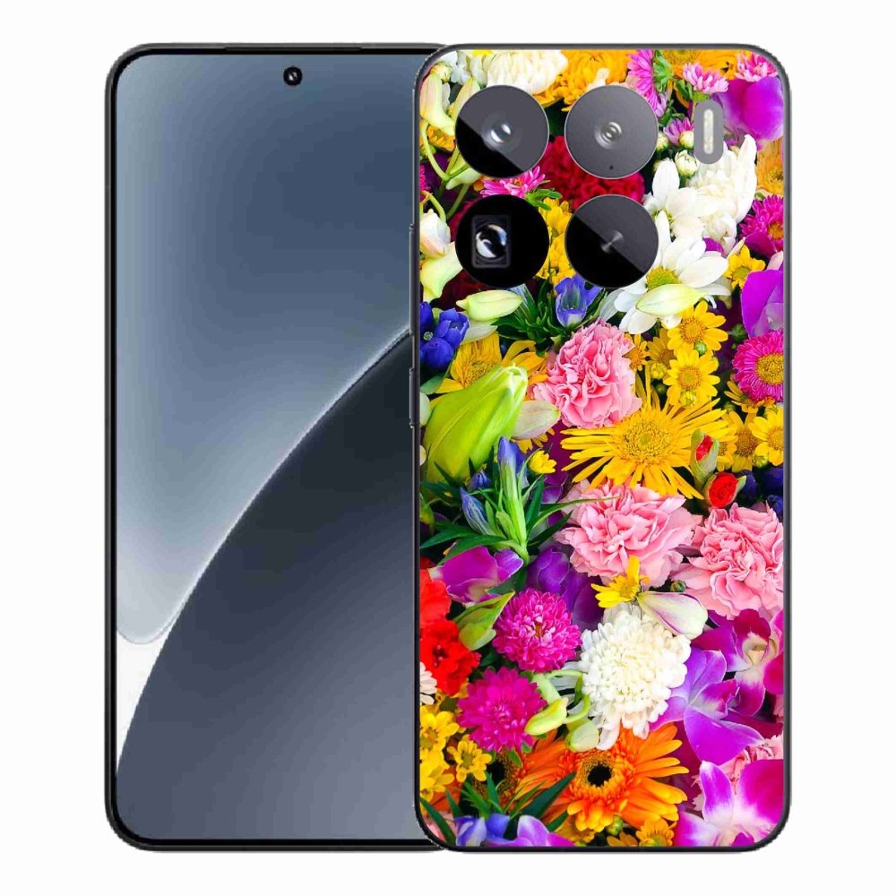 Gél borítás mmCase a Xiaomi 15 Pro számára - virágok 12
