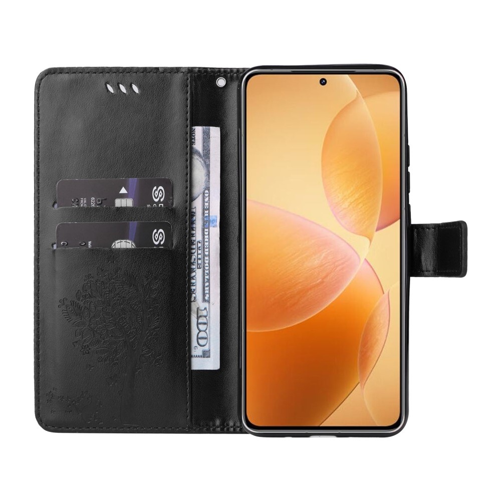 Fák könyve tok Xiaomi 14T Pro - fekete