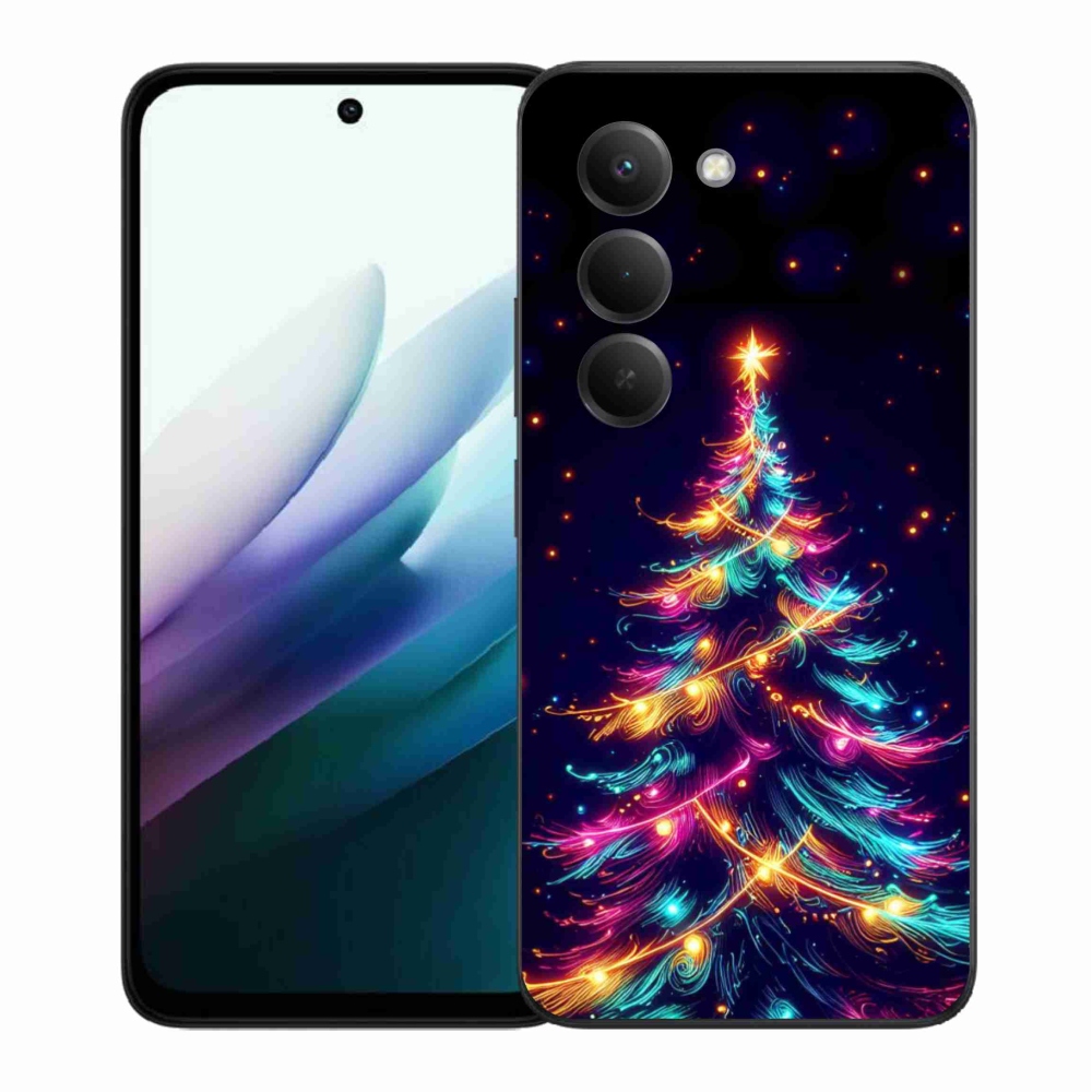 Gél borítás mmCase a Xiaomi Redmi 15 4G/5G (171mm) - neon karácsonyfa