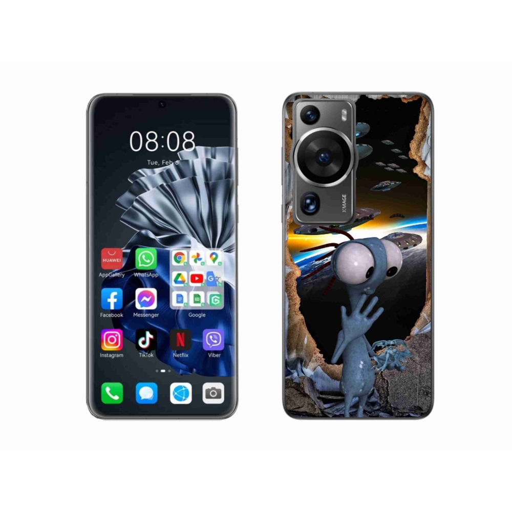 Gél borítás mmCase a Huawei P60 Pro számára - idegen