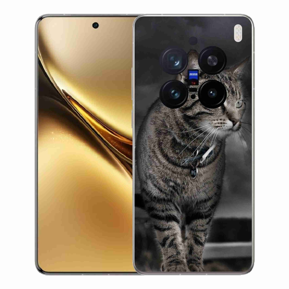 Zselés borítás mmCase a Vivo X200 Pro 5G készülékhez - macska