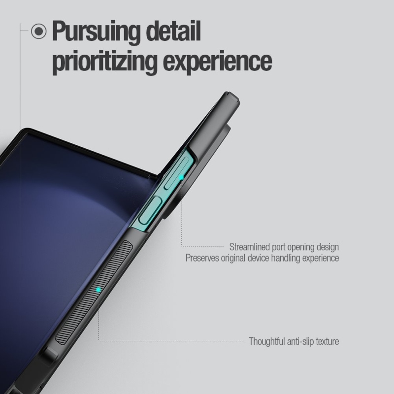 Nillkin Super Frosted FOLD hátlap a Samsung Galaxy Z Fold 6-hoz Fekete fekete