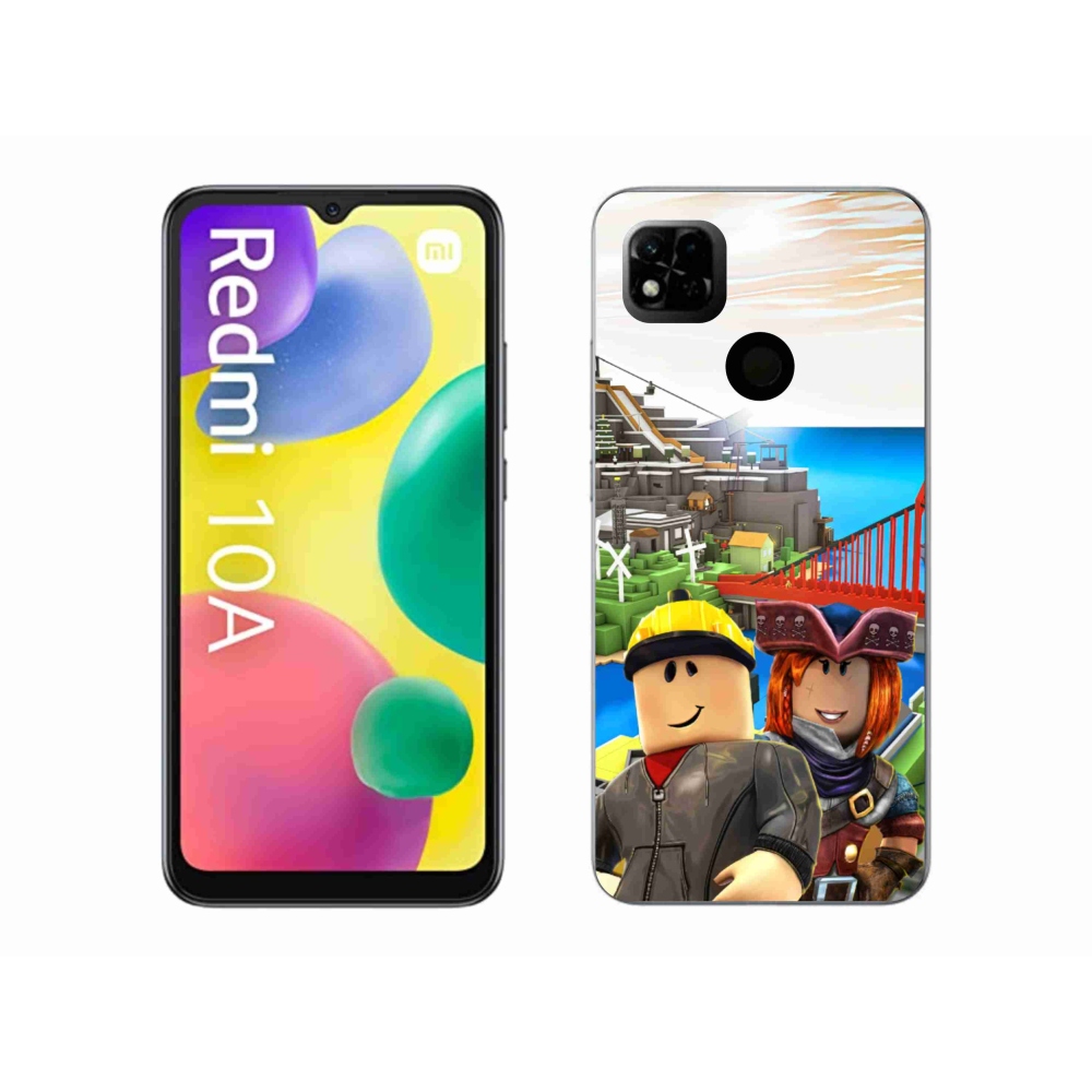 Gél borítás mmCase a Xiaomi Redmi 10A számára - roblox 1