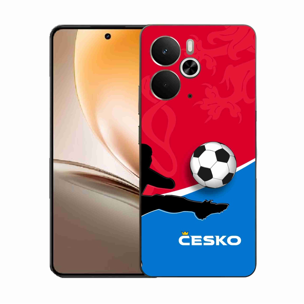 Gél borítás mmCase a Realme 14 5G/14T 5G-hez - futball Csehország 2
