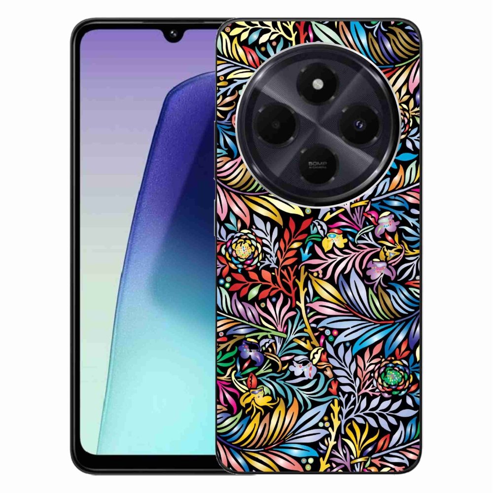 Gél borító mmCase a Xiaomi Redmi 14C/Poco C75-hez - virágok 5