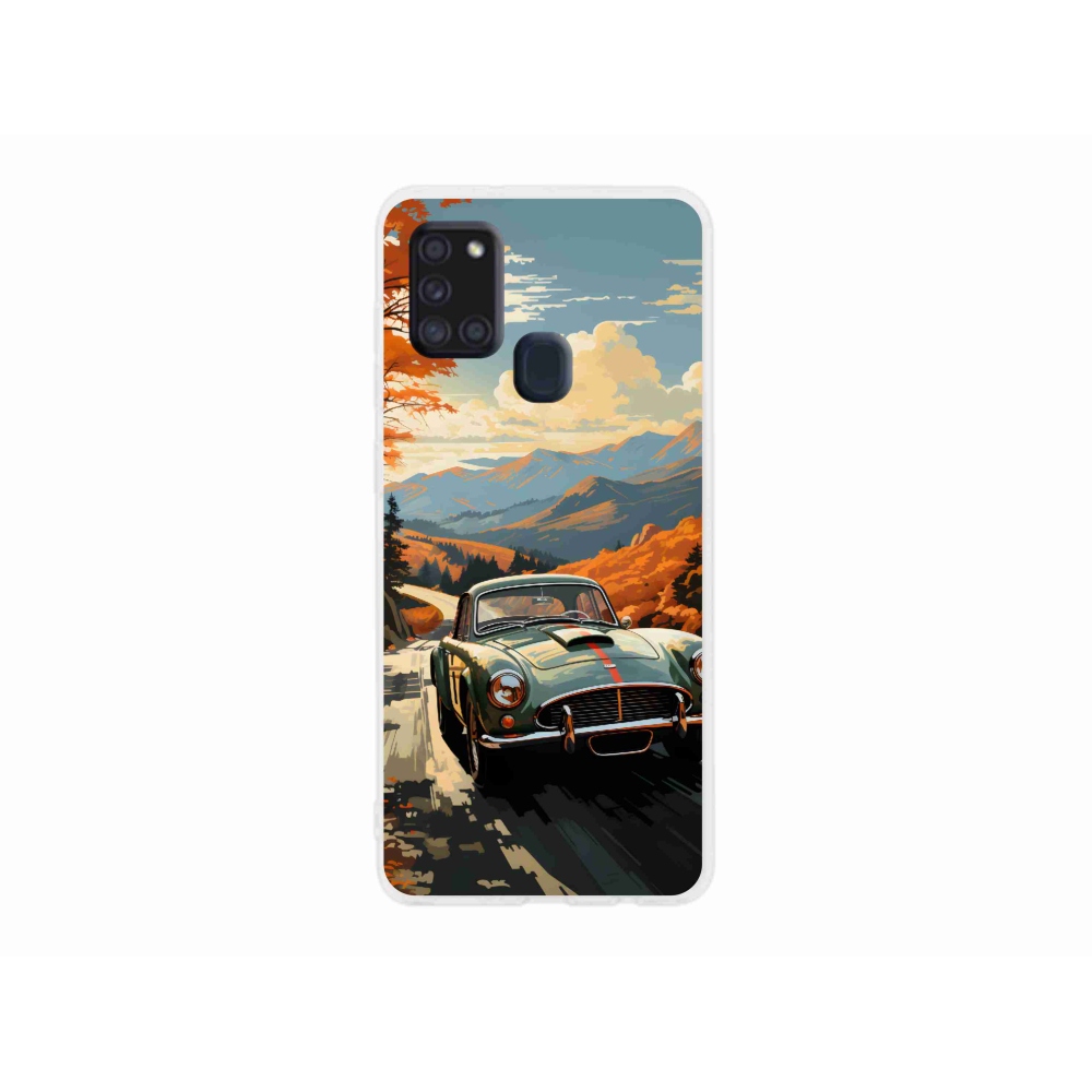 Gél borítás mmCase Samsung Galaxy A21s készülékhez - veterán 1