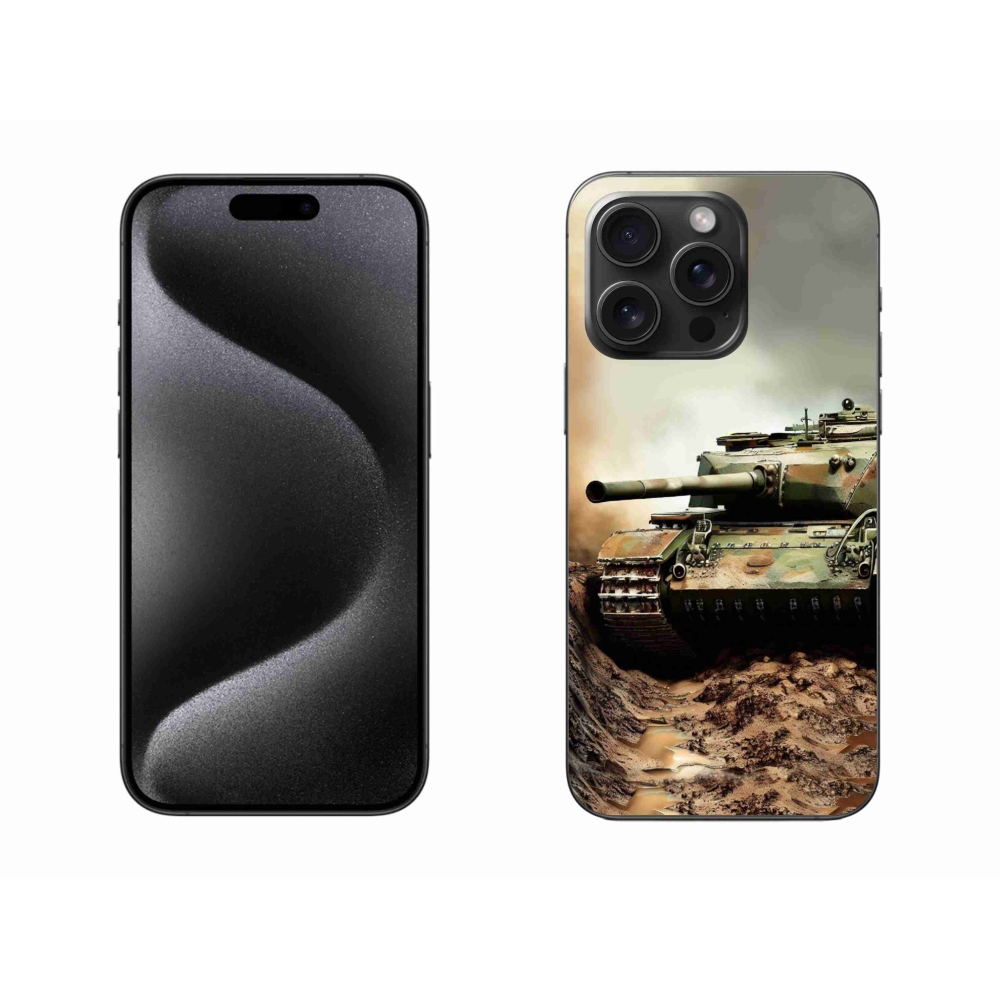 Gél védőburkolat mmCase iPhone 15 Pro Max készülékhez - tank