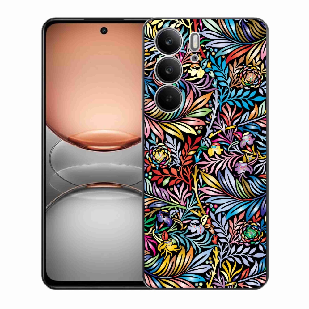 Gél borító mmCase a Realme C75 készülékhez - virágok 5