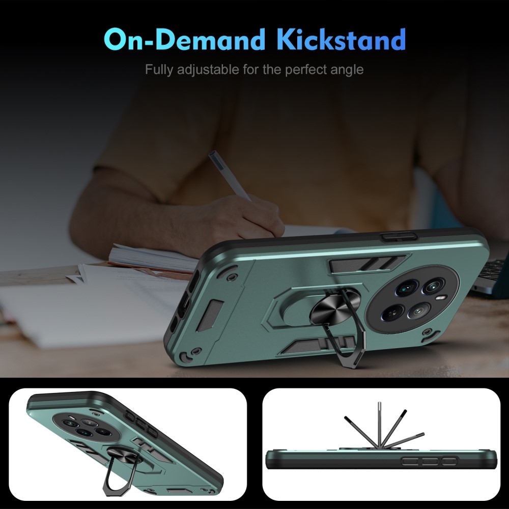 Tartós védőburkolat a Realme 12 Pro 5G/12 Pro+ 5G készülékhez - zöld