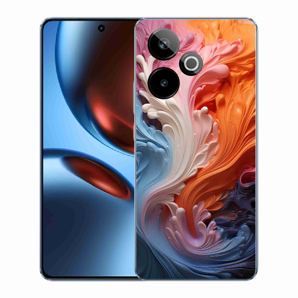 Rugalmas zselés tok mmCase képpel a Realme GT 7 5G/GT 7T 5G számára - absztrakt motívum 8
