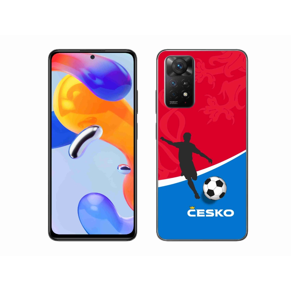 Gél borítás mmCase a Xiaomi Redmi Note 11 Pro 4G/5G - futball Csehország