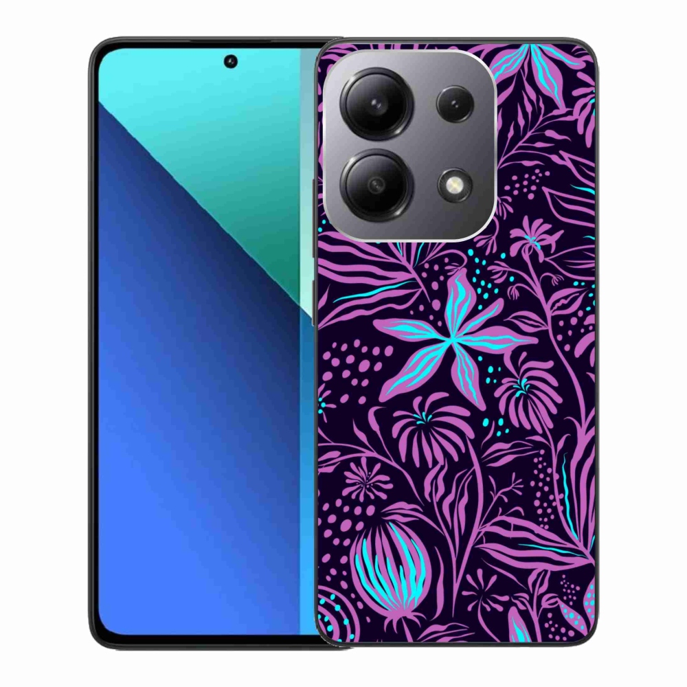 Gél borító mmCase a Xiaomi Redmi Note 13-hoz - virágok 2