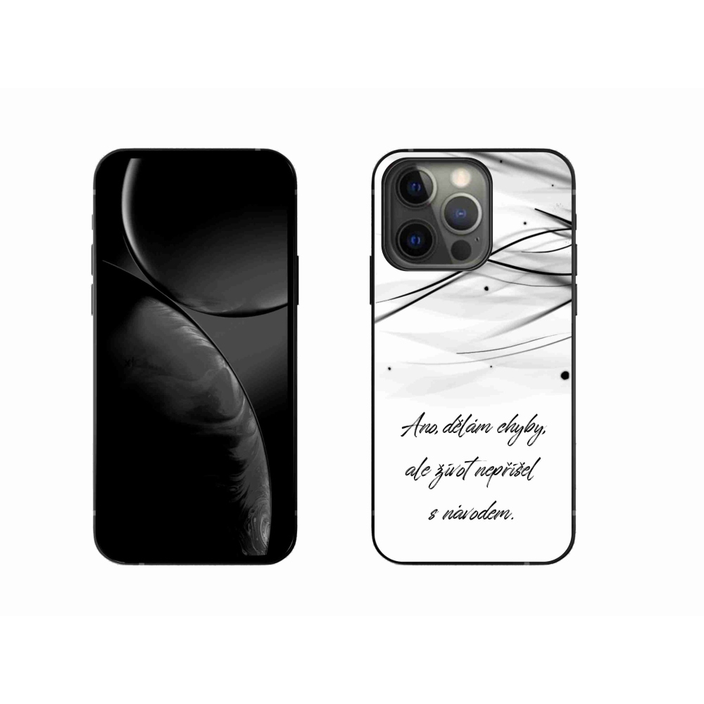 Zselés borítás mmCase iPhone 13 Pro 6.1 készülékhez - idézem fehér háttér