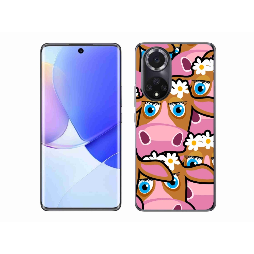 Gél borítás mmCase a Huawei Nova 9 készülékre - rajzfilm tehenek