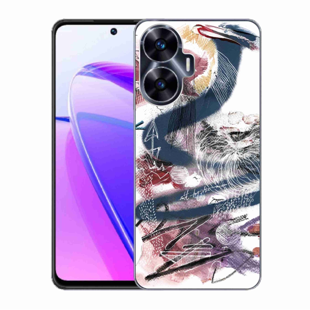 Gél borítás mmCase a Realme C55 készülékhez - absztrakt motívum 28