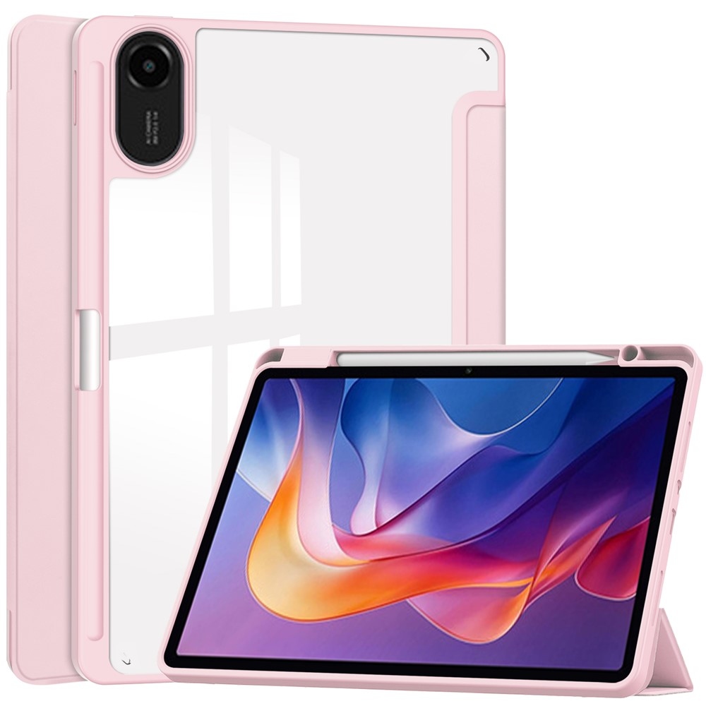 Ügyes záró tok a Xiaomi Redmi Pad 2 tablethez - rózsaszínű