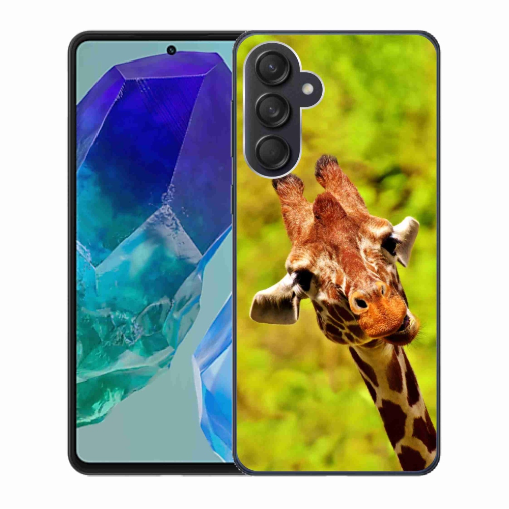 Zselés borítás mmCase Samsung Galaxy M55 5G - zsiráf