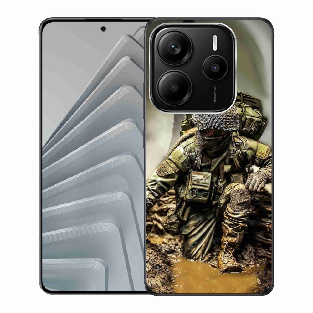 Gél borítás mmCase a Xiaomi Redmi Note 14 5G - katonás