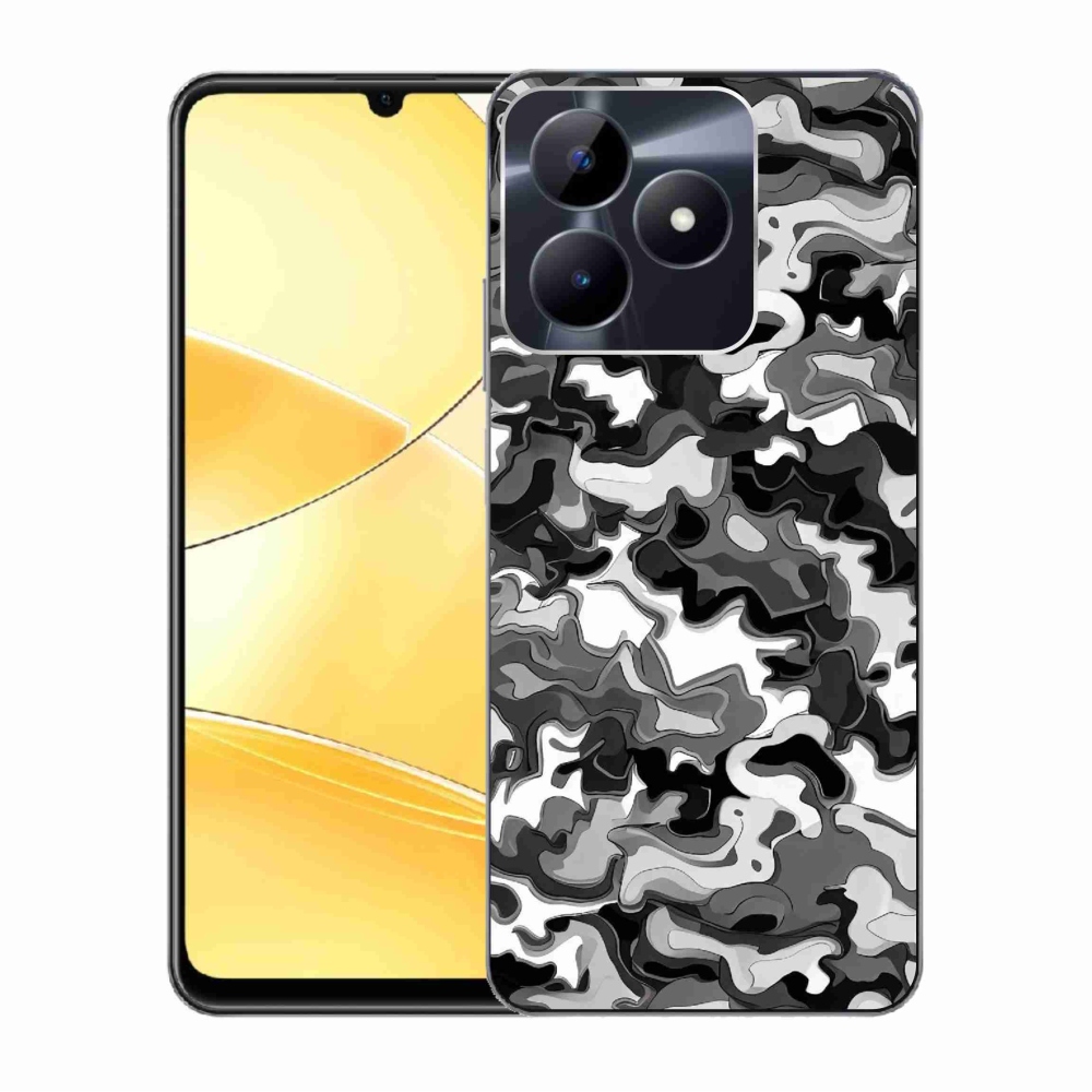 Zselés borítás mmCase a Realme C51/C53 készülékhez - terepszínű minta 3