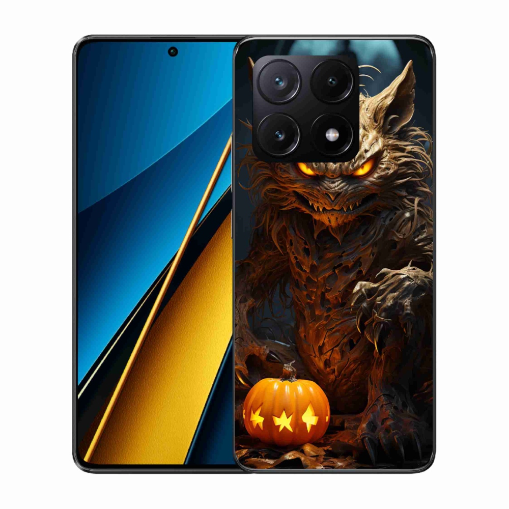 Gél borítás mmCase a Xiaomi Poco X6 Pro 5G számára - Halloween szörnyeteg
