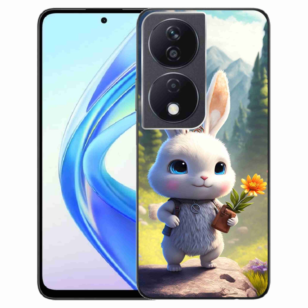 Gél védőhuzat mmCase a Honor X7b/Honor 90 Smart készülékhez - aranyos nyuszi