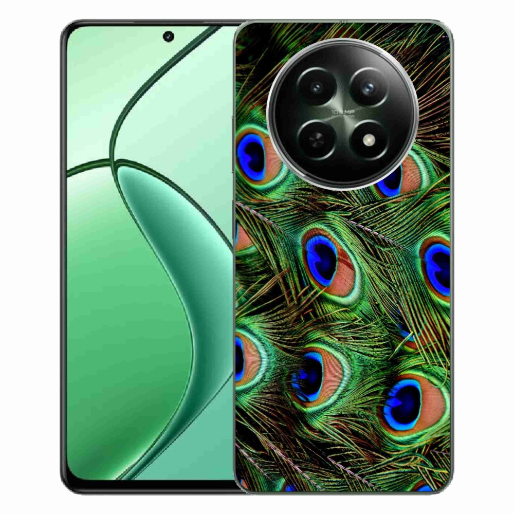 Zselés borítás mmCase a Realme 12 5G/12x 5G készülékhez - pávatoll