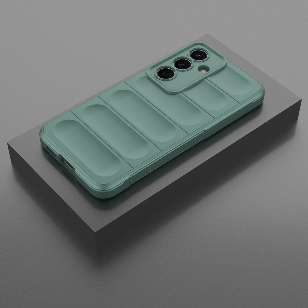 Rugg tartós zselés tok Samsung Galaxy S25 készülékhez - zöld