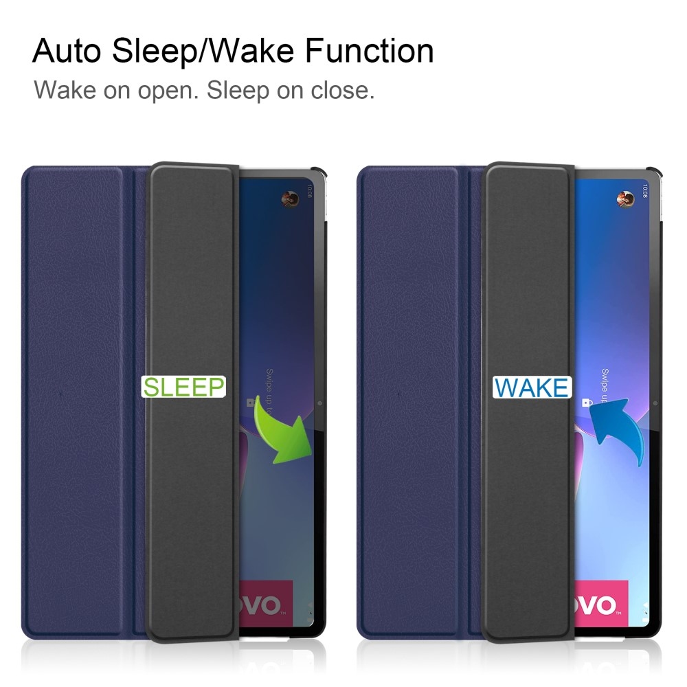 Ügyes záró tok Lenovo Tab P12 Pro táblagéphez - kék