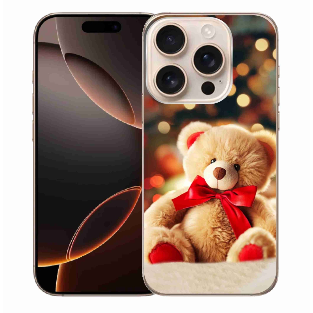 Zselés borítás mmCase iPhone 16 Pro Max készülékhez - mackó