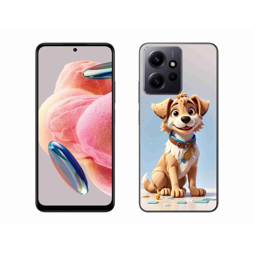Gél borítás mmCase a Xiaomi Redmi Note 12 4G-hez - rajzfilm kiskutya