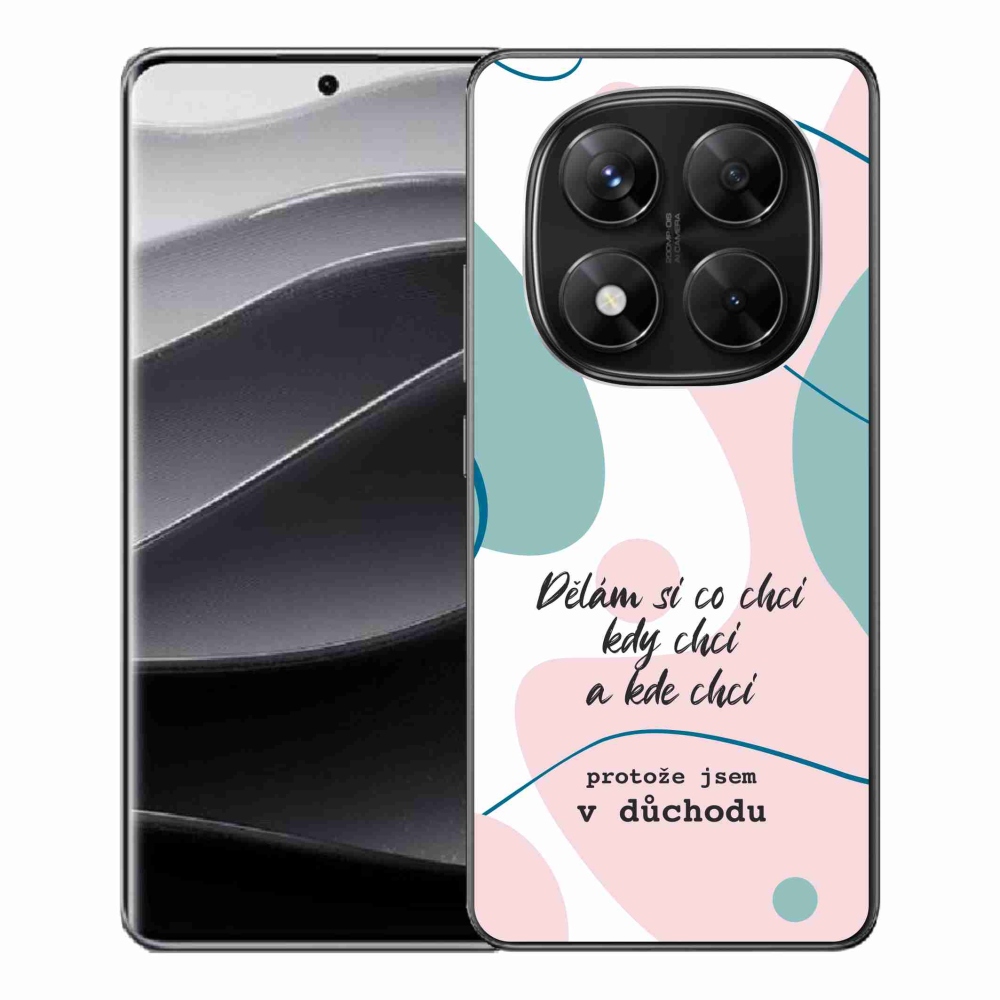 Gél borító mmCase a Xiaomi Redmi Note 14 Pro 5G/Poco X7 5G számára - vicces szöveg 10 fehér háttérrel