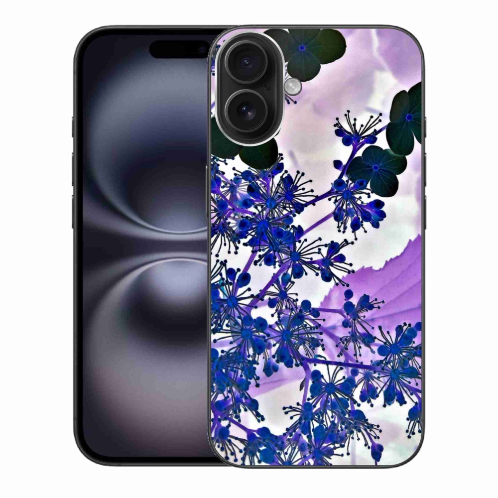 Zselés borítás mmCase iPhone 16 Plus készülékhez - hortenzia virág