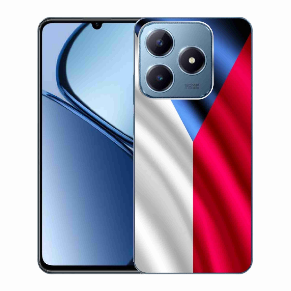 Gél borító mmCase a Realme C63 készülékhez - cseh zászló