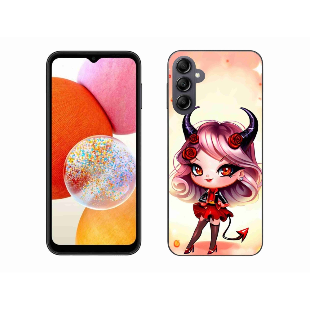 Gél védőhuzat mmCase Samsung Galaxy A14 4G/5G - rajzfilm ördög