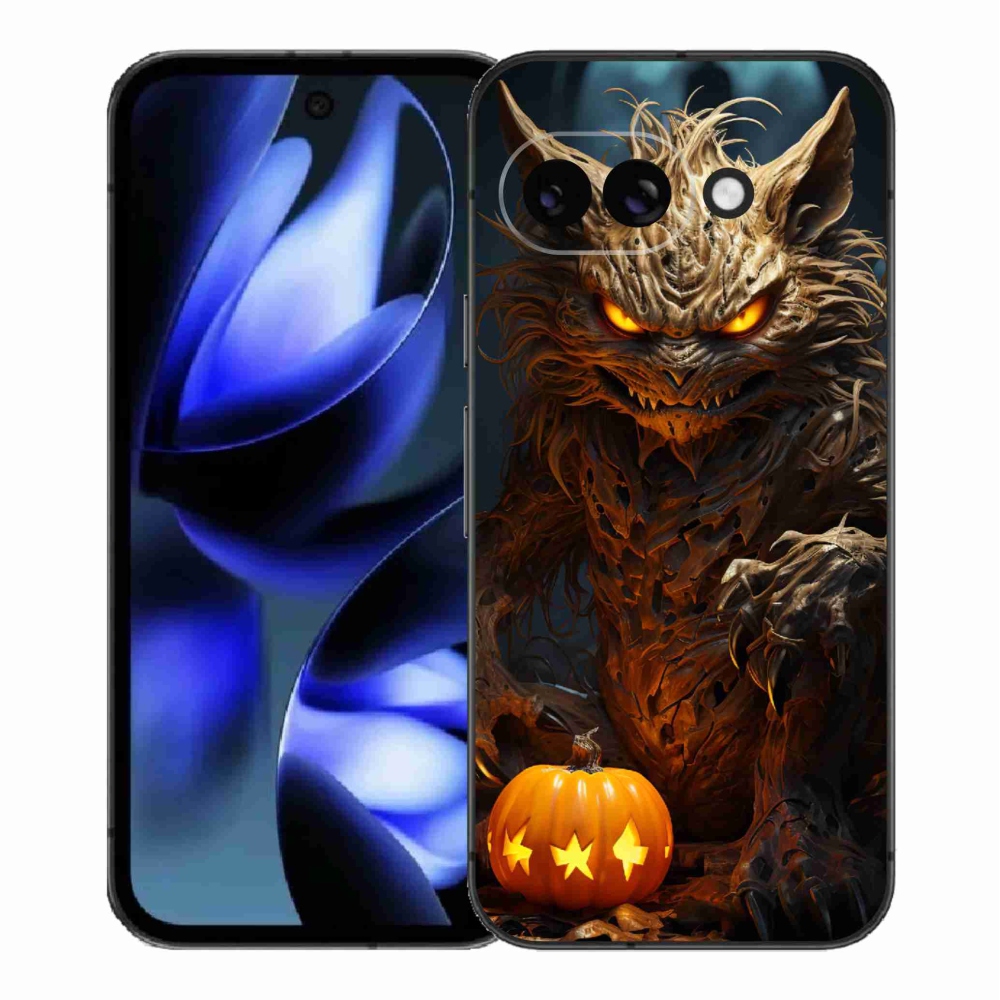 Gél borítás mmCase a Google Pixel 9a számára - Halloween szörnyeteg