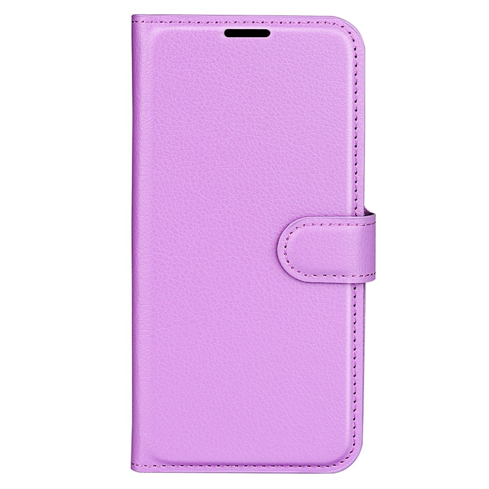 Litchi könyv tok Samsung Galaxy S25 Ultra készülékhez - lila