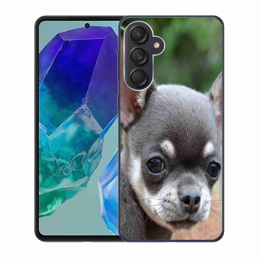Gél tok mmCase a Samsung Galaxy M55 5G készülékhez - chihuahua