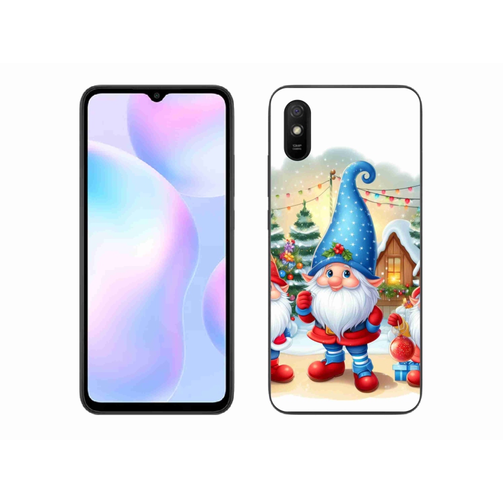 Gél borítás mmCase a Xiaomi Redmi 9AT-hoz - Karácsonyi manók
