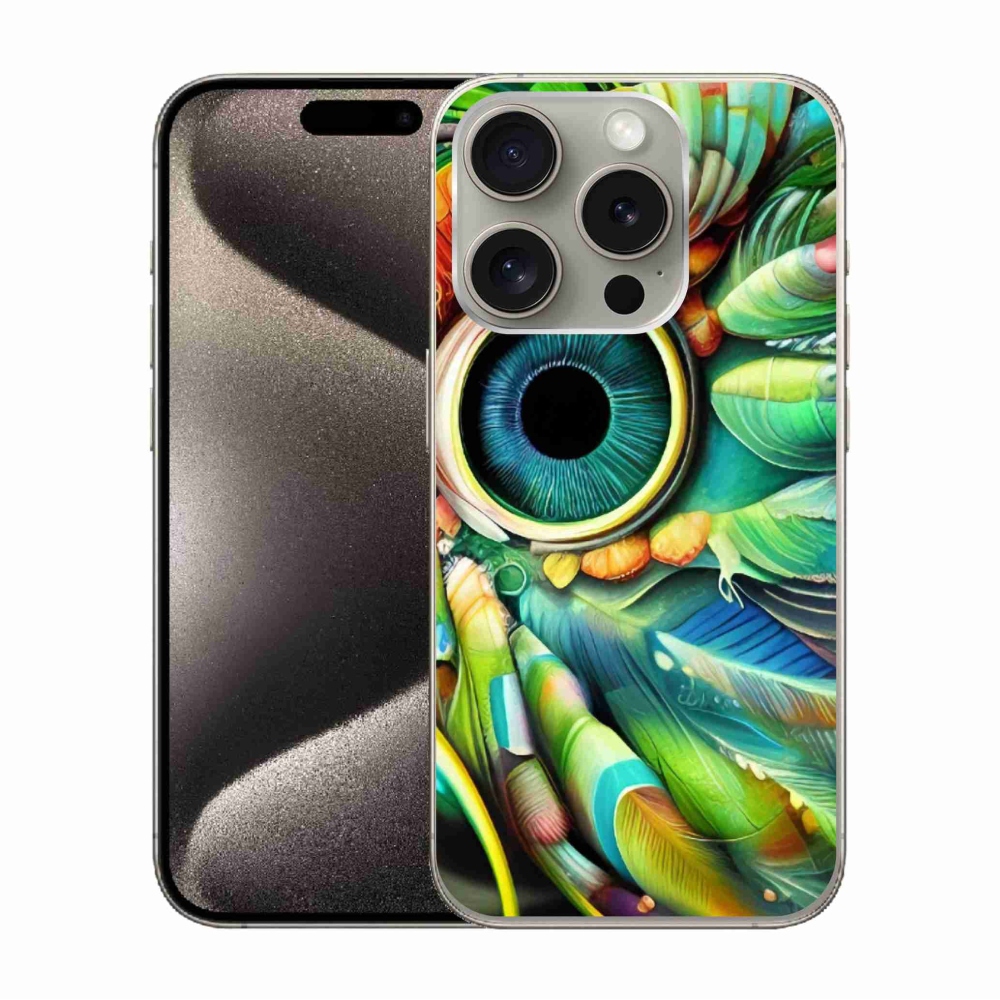 Gél borítás mmCase iPhone 15 Pro készülékhez - absztrakt motívum 18