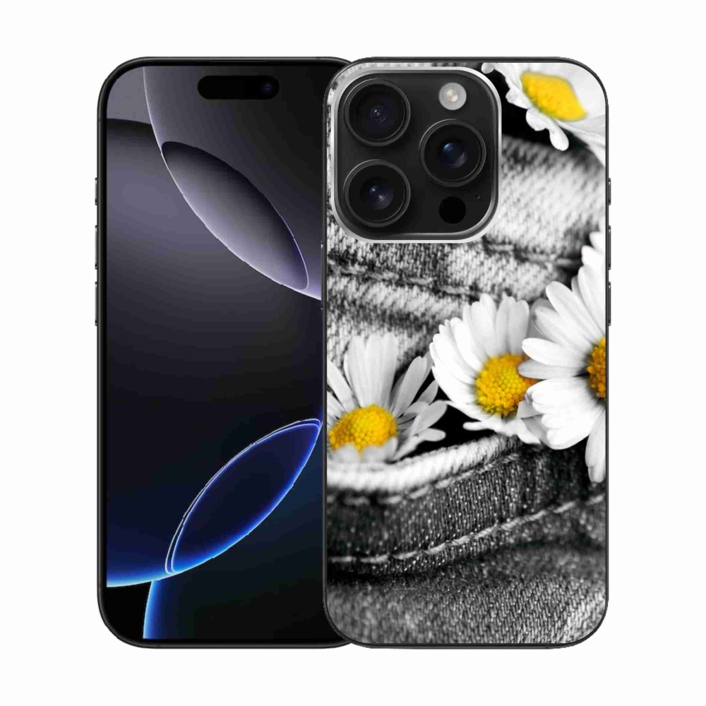 Gél tok mmCase iPhone 16 Pro készülékhez - Százszorszépek