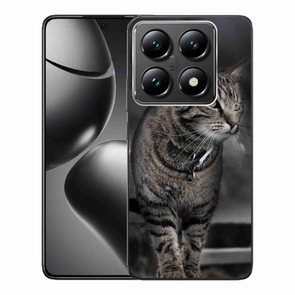Gél borítás mmCase a Xiaomi 14T Pro számára - macska