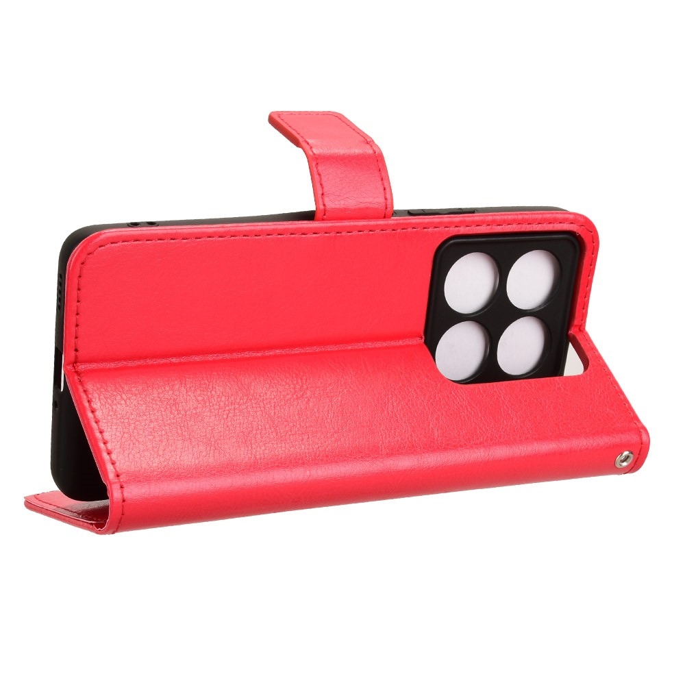 Őrült könyv tok a Xiaomi 14T-hez - piros