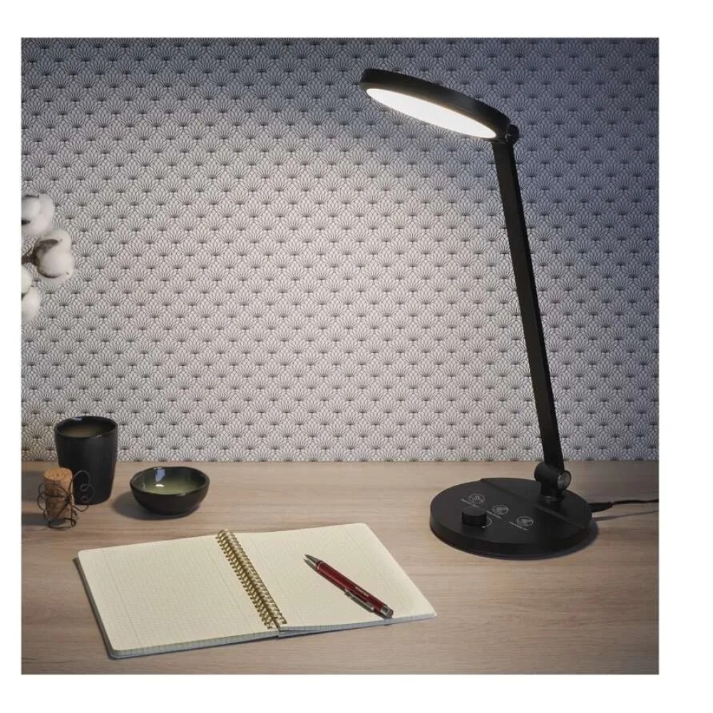 LED asztali lámpa CHARLES - fekete