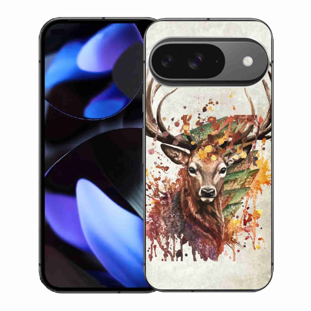 Gél tok mmCase a Google Pixel 9/9 Pro készülékhez - szarvas 1