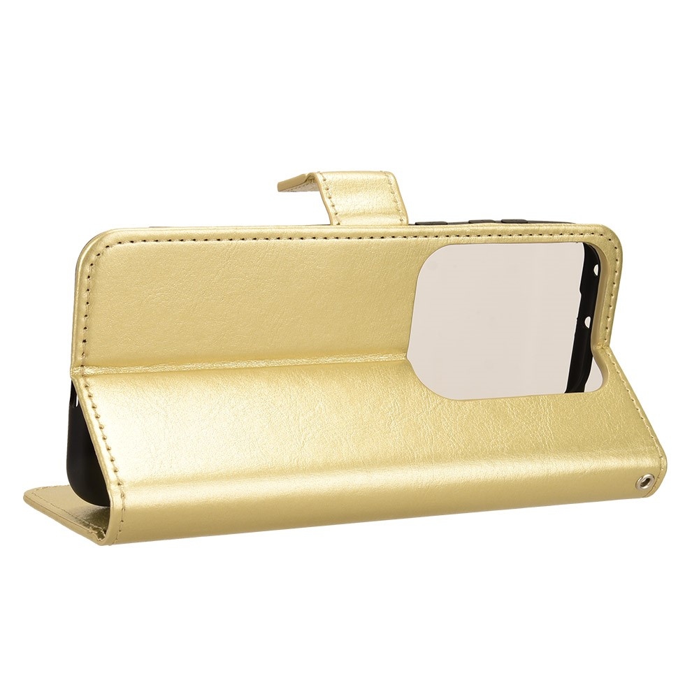 Őrült könyv tok Huawei Pura 70 Pro-hoz - arany színben