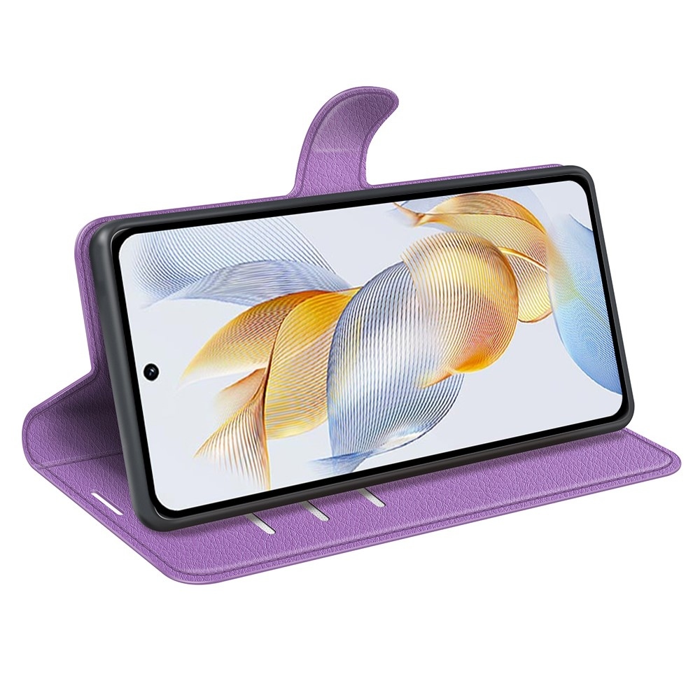 Litchi könyvtáska Honor 90-hez - lila