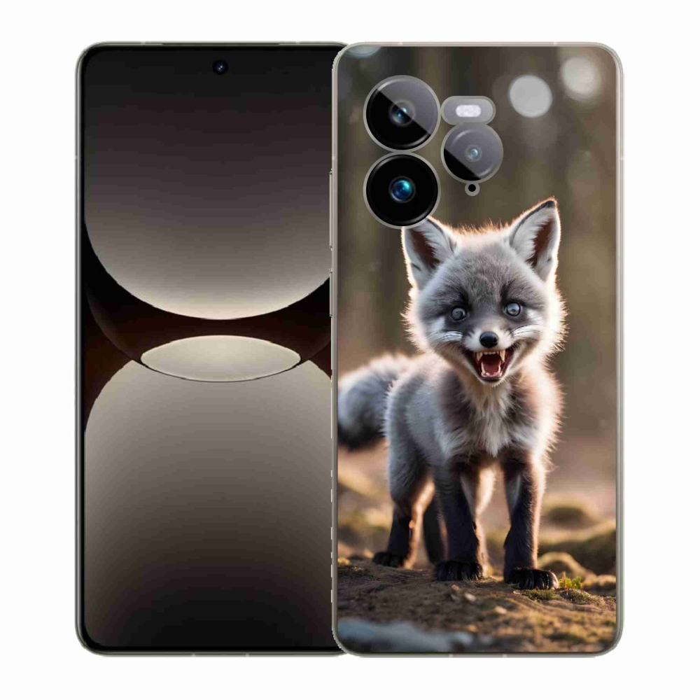 Gél borítás mmCase a Realme GT 7 Pro 5G készülékhez - angry fox