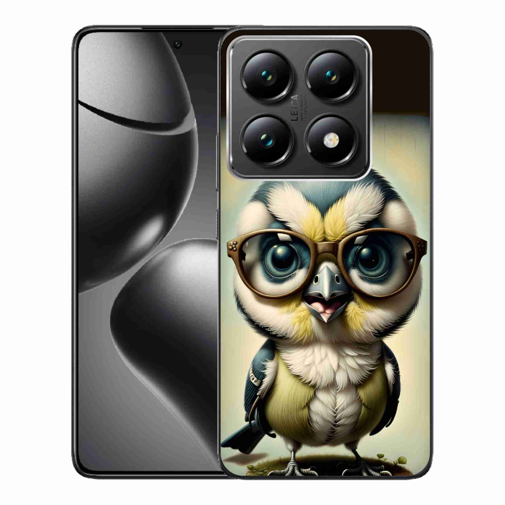 Gél borítás mmCase a Xiaomi 14T Pro - cub szemüveggel